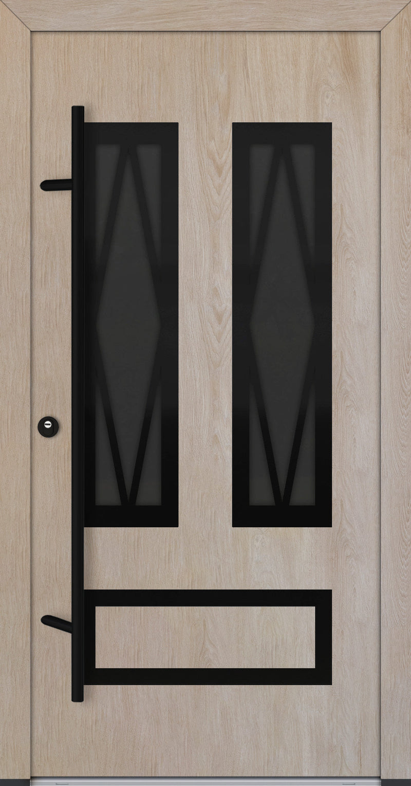 Turenwerke Classic DS82 Design C22 Steel Door - Wood Finish Options - Blackline