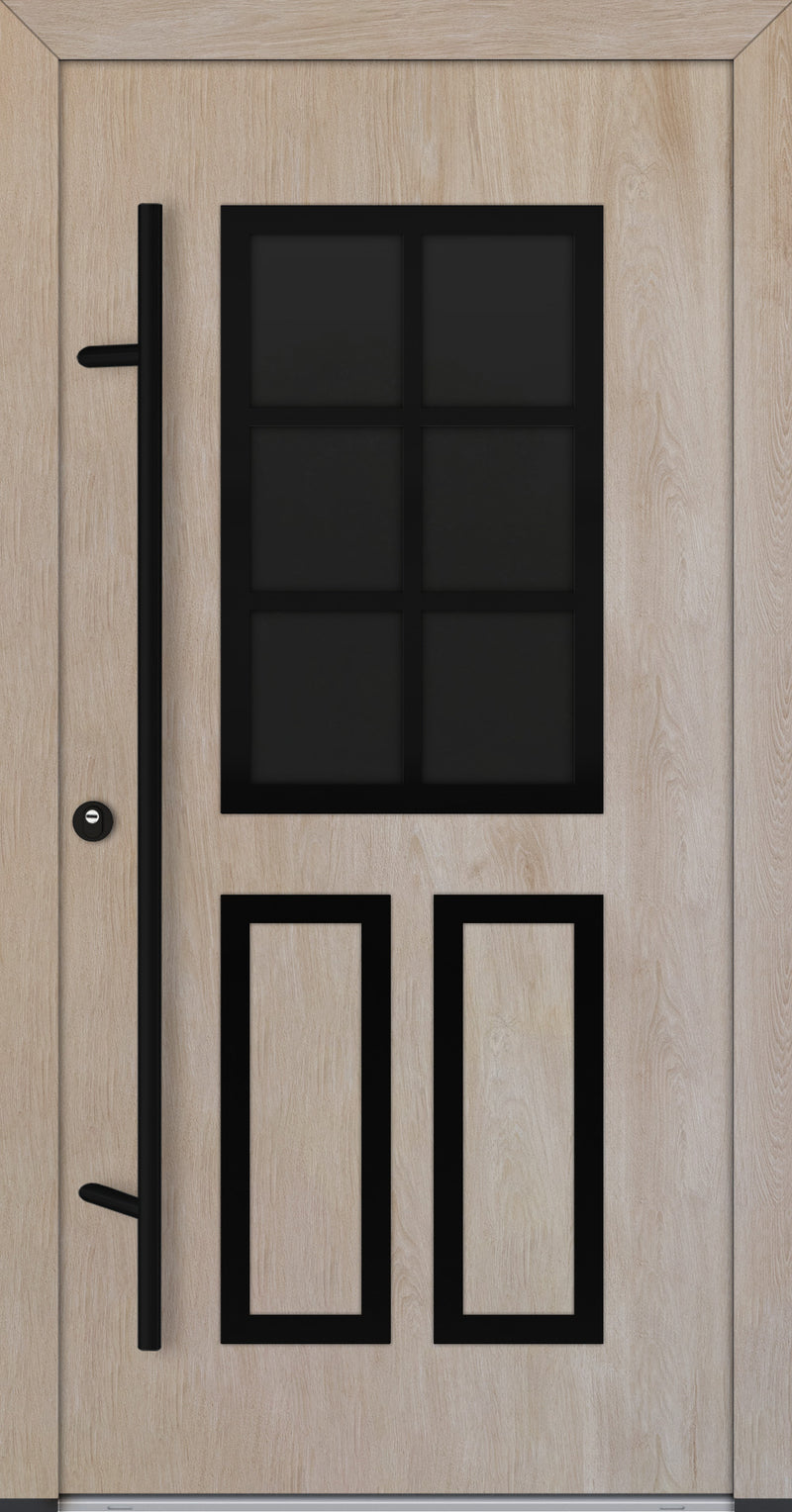 Turenwerke Classic DS68 Design C23 Steel Door - Wood Finish Options - Blackline