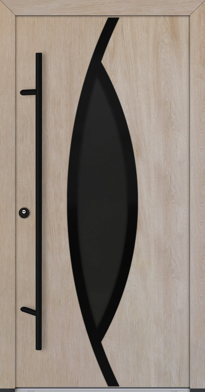 Turenwerke Classic DS82 Design C25 Steel Door - Wood Finish Options - Blackline