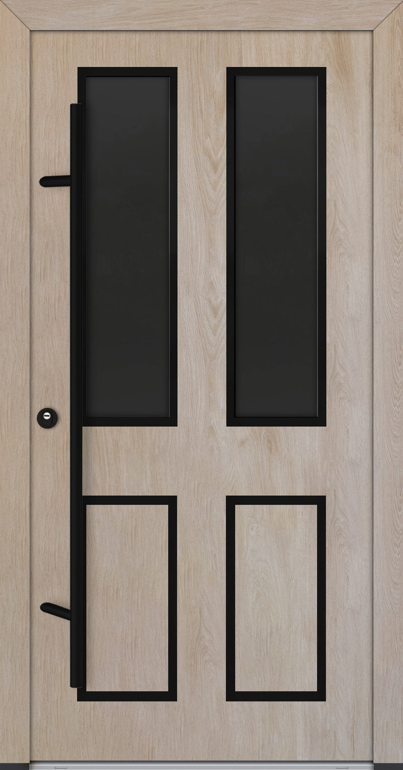 Turenwerke Classic DS68 Design C29 Steel Door - Wood Finish Options - Blackline