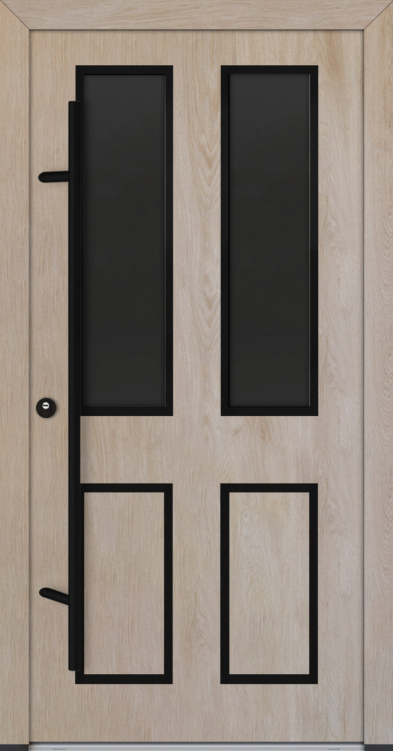 Turenwerke Classic DS82 Design C29 Steel Door - Wood Finish Options - Blackline