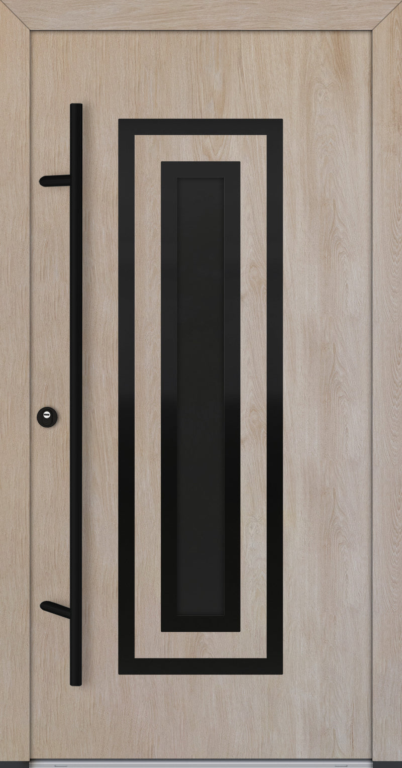 Turenwerke Classic DS68 Design C31 Steel Door - Wood Finish Options - Blackline