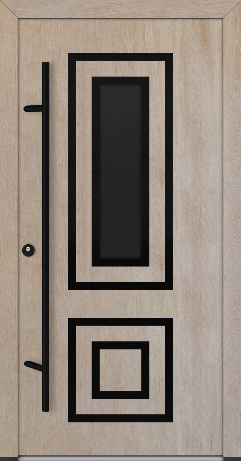 Turenwerke Classic DS68 Design C32 Steel Door - Wood Finish Options - Blackline