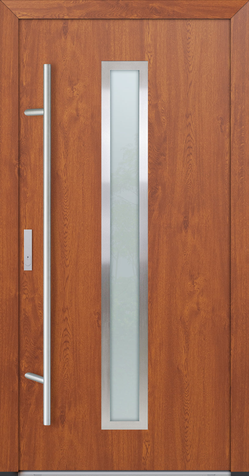 Turenwerke DS82 Design 01 Steel Door - Golden Oak