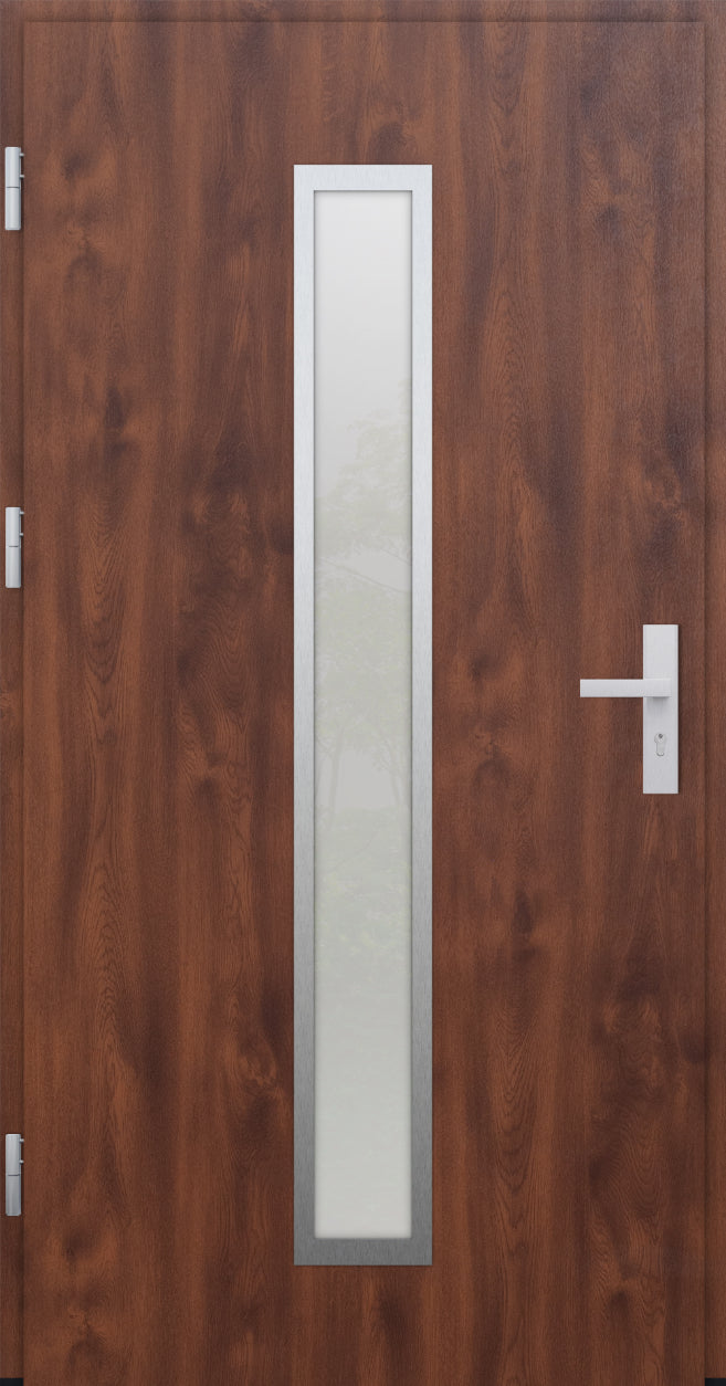 Turenwerke DS82 Design 01 Steel Door - Walnut