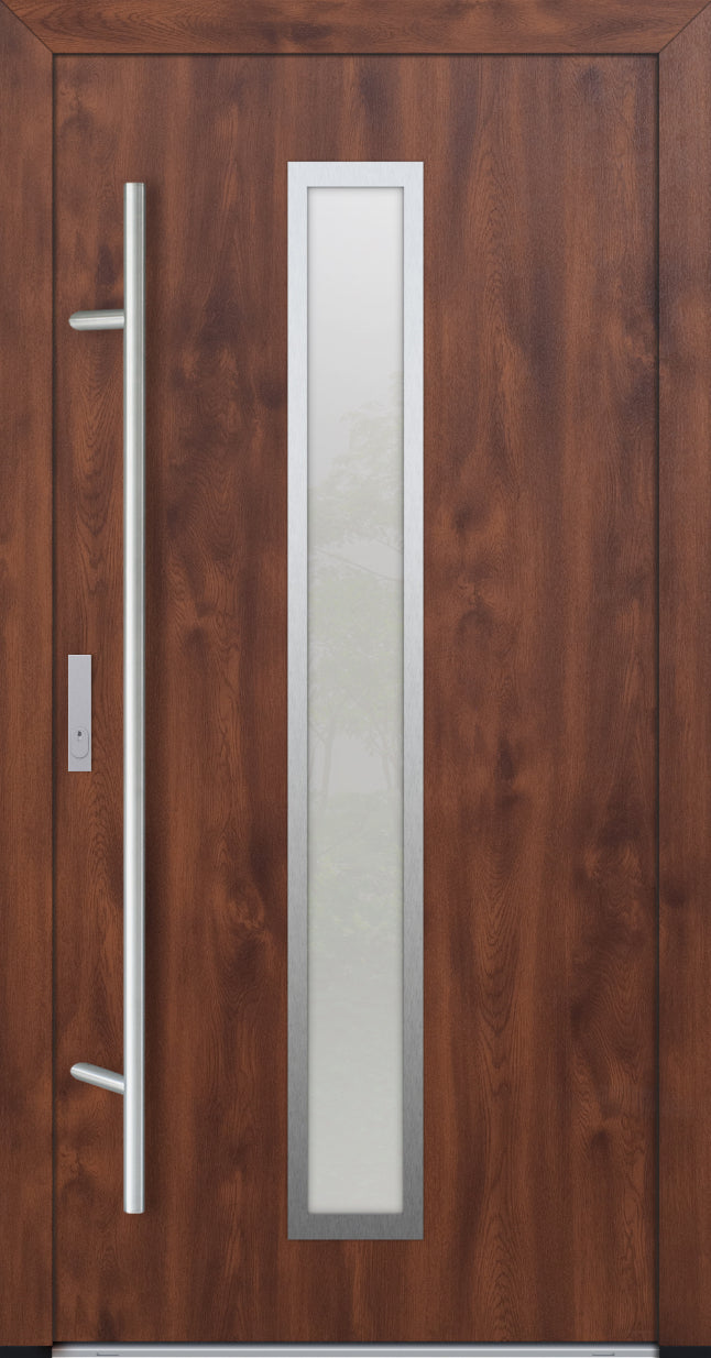 Turenwerke DS82 Design 01 Steel Door - Walnut