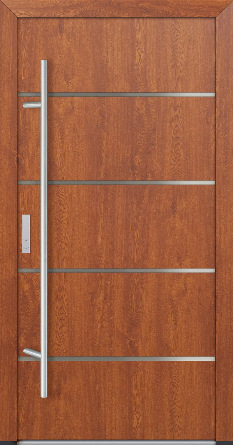 Turenwerke DS82 Design 02 Steel Door - Golden Oak