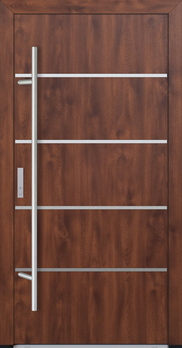 Turenwerke DS82 Design 02 Steel Door - Walnut