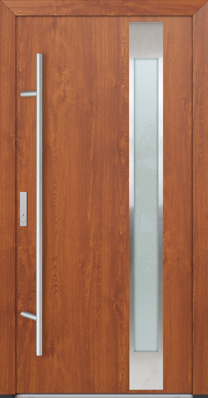 Turenwerke DS82 Design 04 Steel Door - Golden Oak