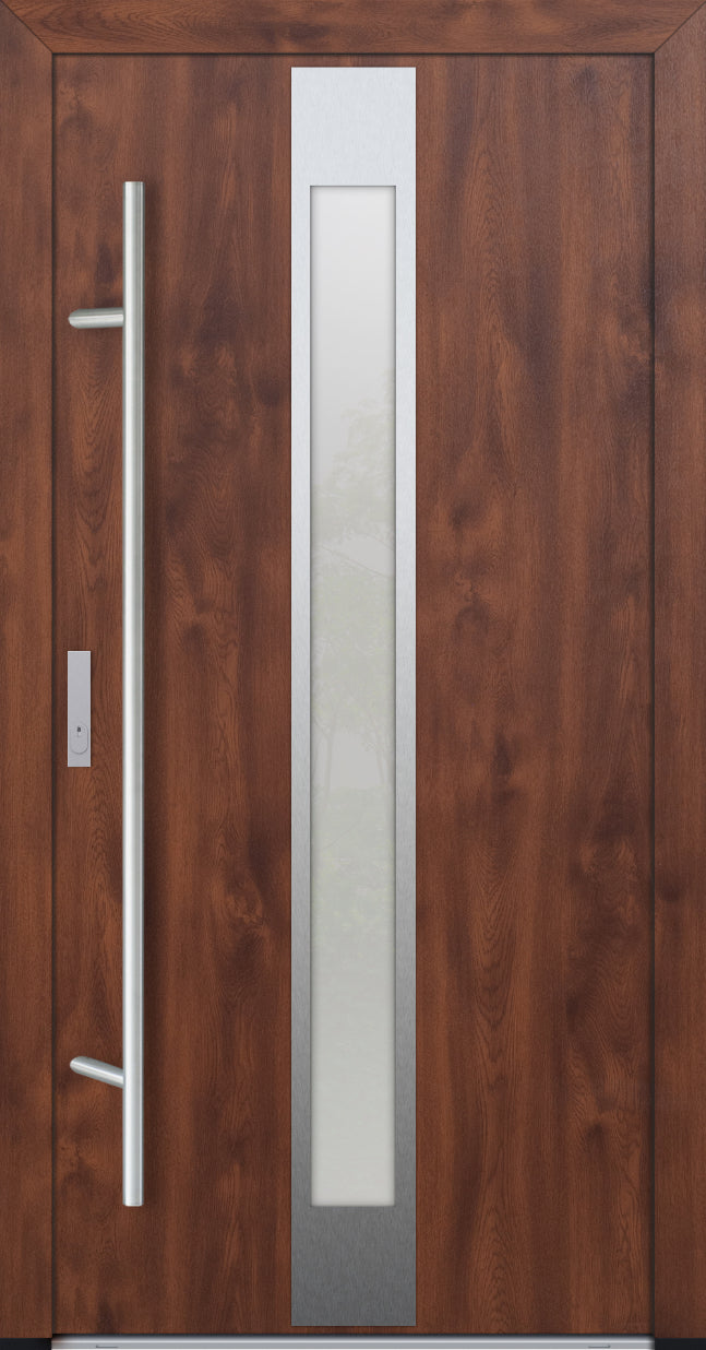 Turenwerke DS82 Design 05 Steel Door - Walnut