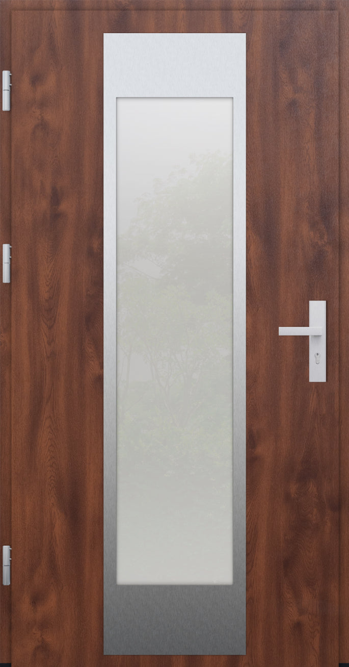 Turenwerke DS82 Design 08 Steel Door - Walnut