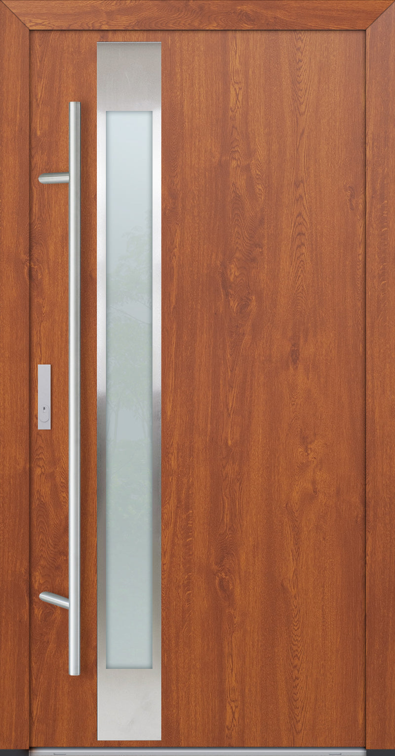 Turenwerke DS82 Design 14 Steel Door - Golden Oak