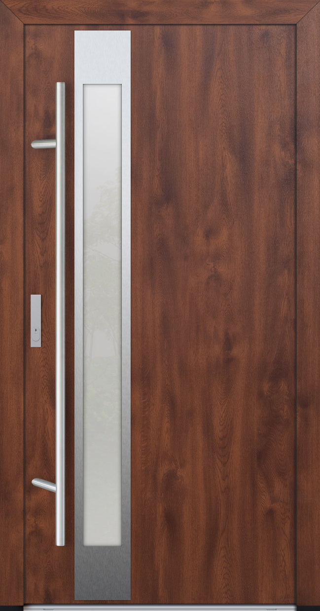 Turenwerke DS82 Design 14 Steel Door - Walnut