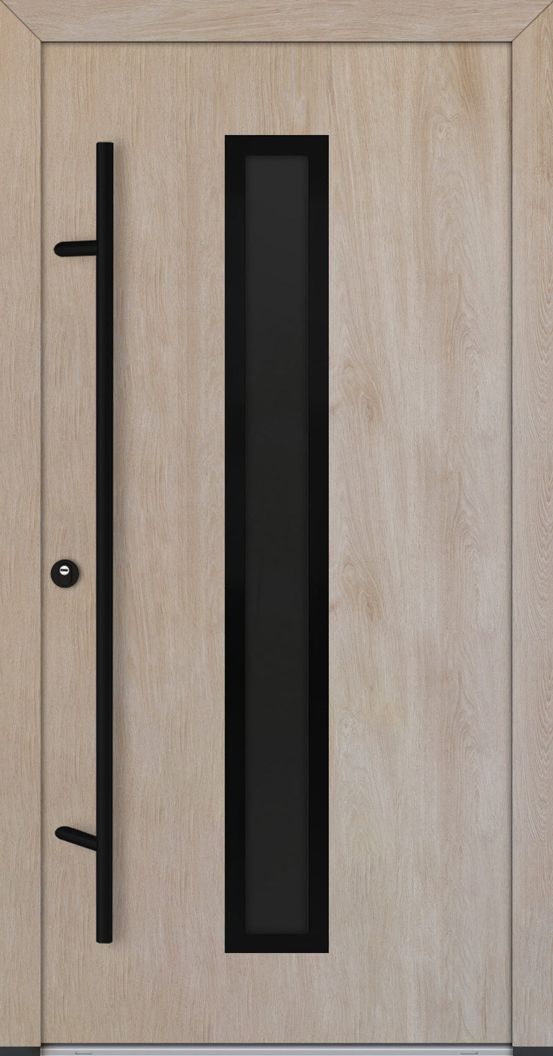 Turenwerke ALU-STEEL DS82 Design 21 Steel Door - Wood Finish Options - Blackline