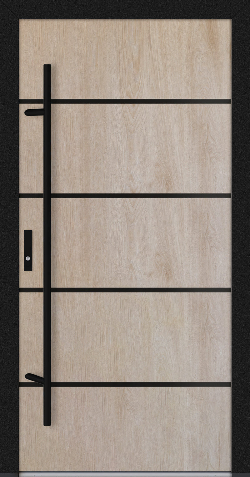 Turenwerke DS82 Design 22 Steel Door - Turner Oak - Blackline