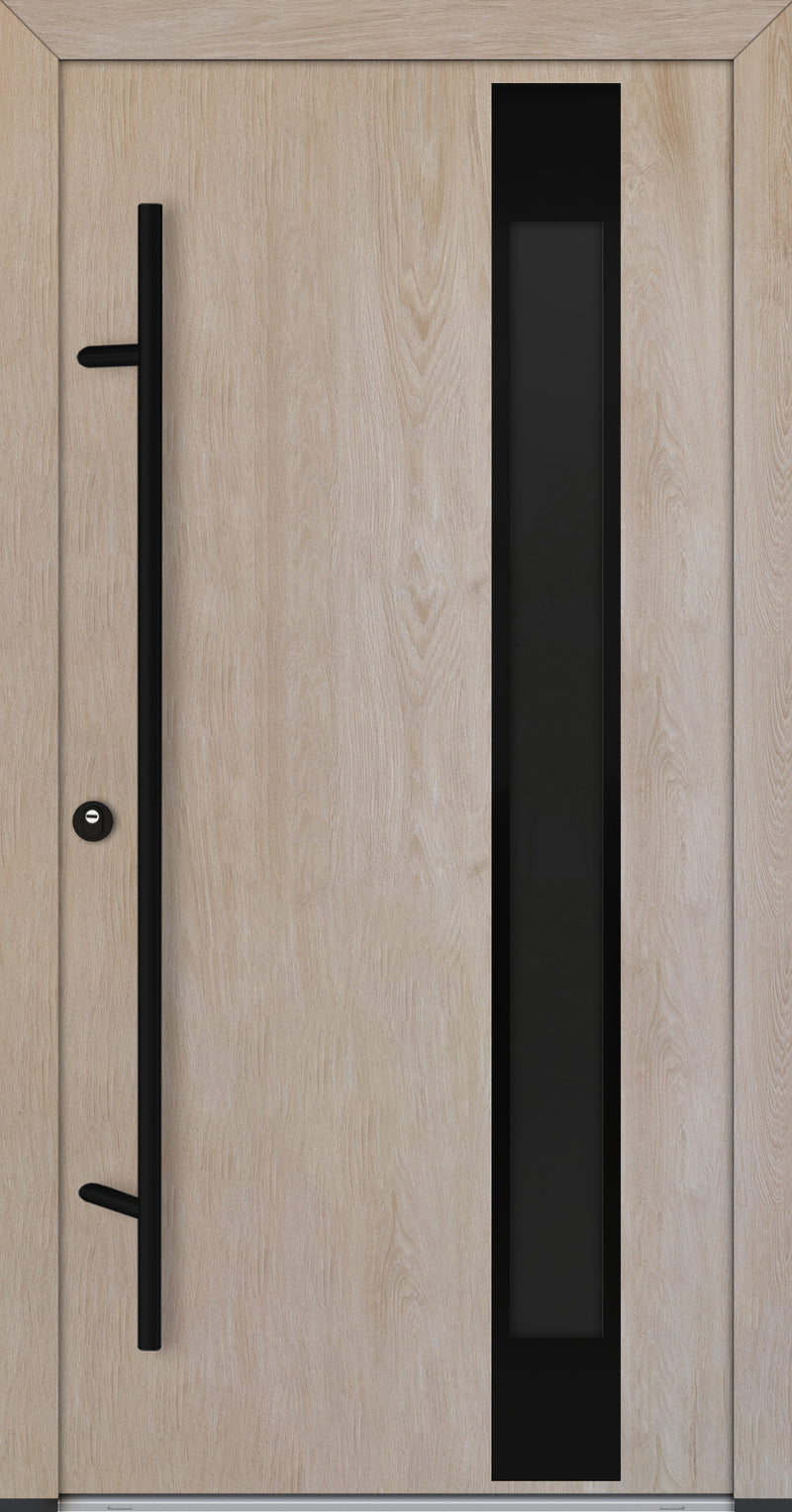 Turenwerke ALU-STEEL DS68 Design 24 Steel Door - Wood Finish Options - Blackline