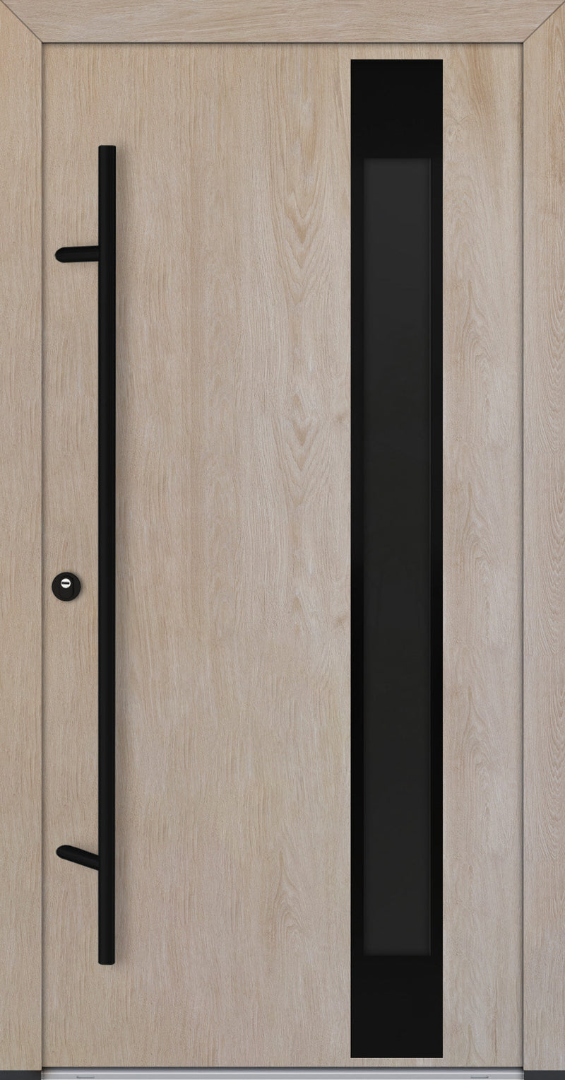 Turenwerke ALU-STEEL DS82 Design 24 Steel Door - Wood Finish Options - Blackline