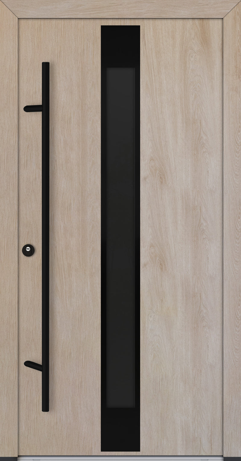 Turenwerke ALU-STEEL DS68 Design 25 Steel Door - Wood Finish Options - Blackline