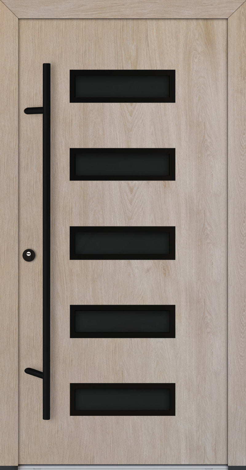 Turenwerke ALU-STEEL DS82 Design 31 Steel Door - Wood Finish Options - Blackline