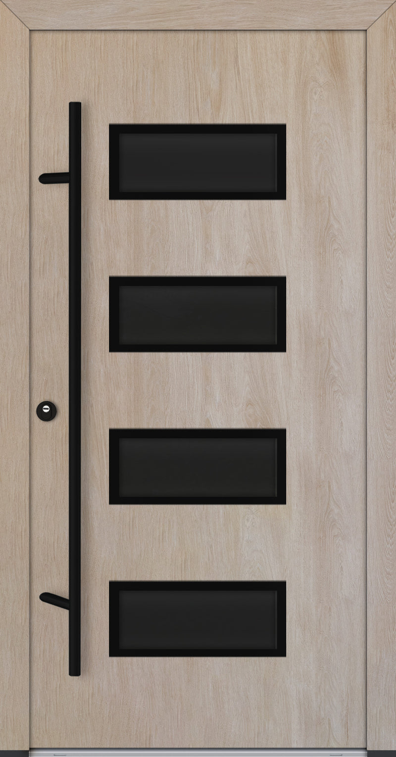 Turenwerke ALU-STEEL DS68 Design 62 Steel Door - Wood Finish Options - Blackline