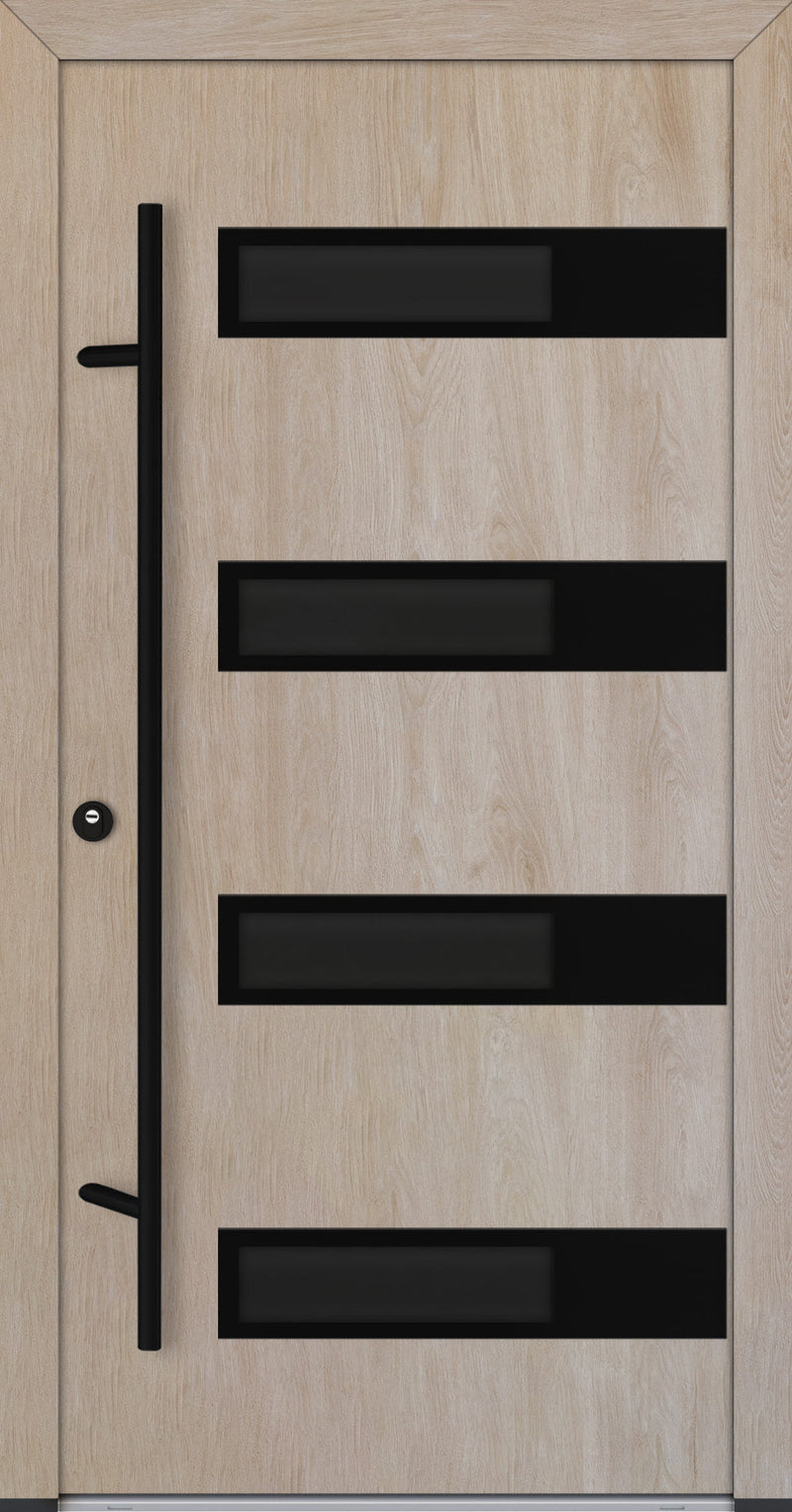 Turenwerke ALU-STEEL DS82 Design 63 Steel Door - Wood Finish Options - Blackline