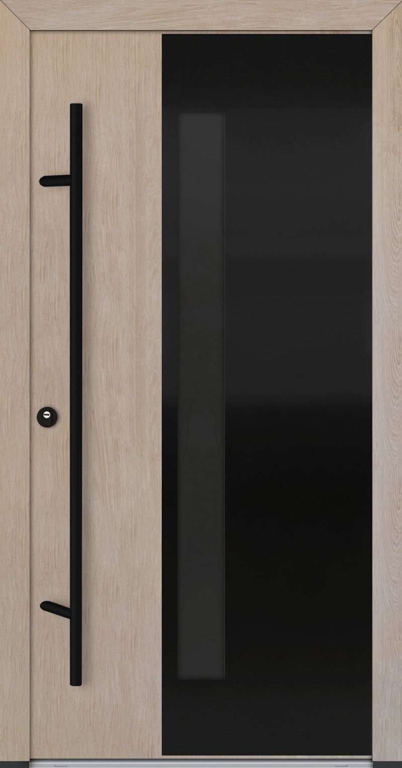 Turenwerke ALU-STEEL DS82 Design 66 Steel Door - Wood Finish Options