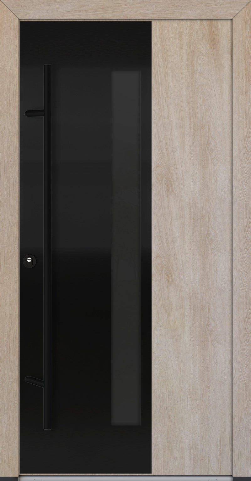 Turenwerke ALU-STEEL DS68 Design 67 Steel Door - Wood Finish Options - Blackline