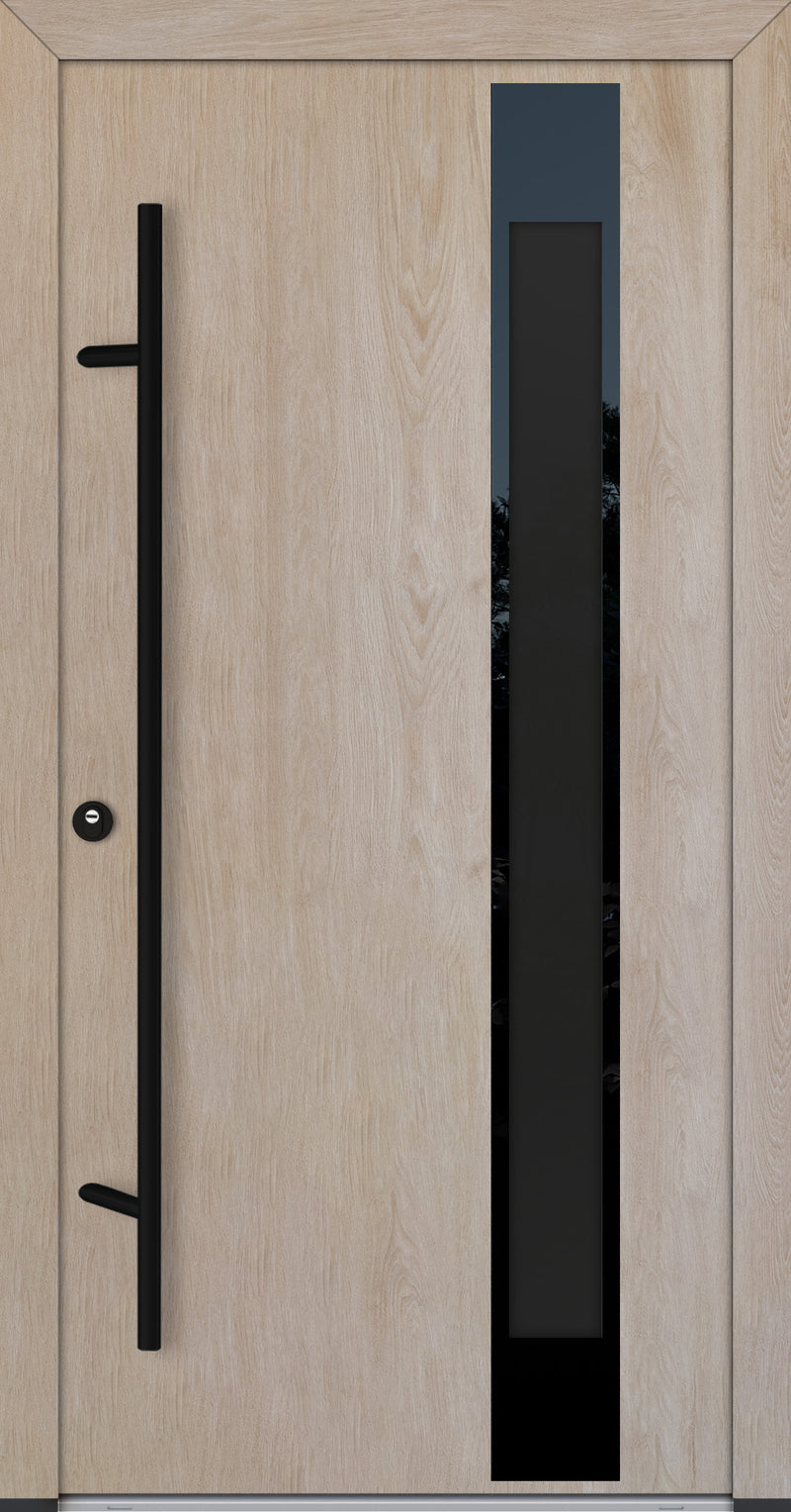 Turenwerke Glassline DS68 Design GLAS24 Steel Door - Wood Finish Options - Blackline