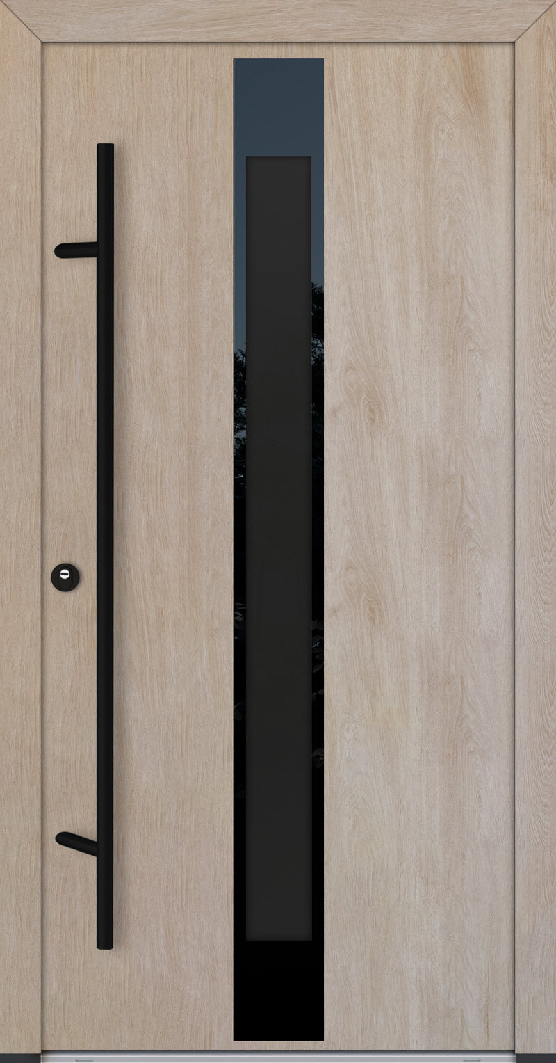 Turenwerke Glassline DS68 Design GLAS25 Steel Door - Wood Finish Options - Blackline