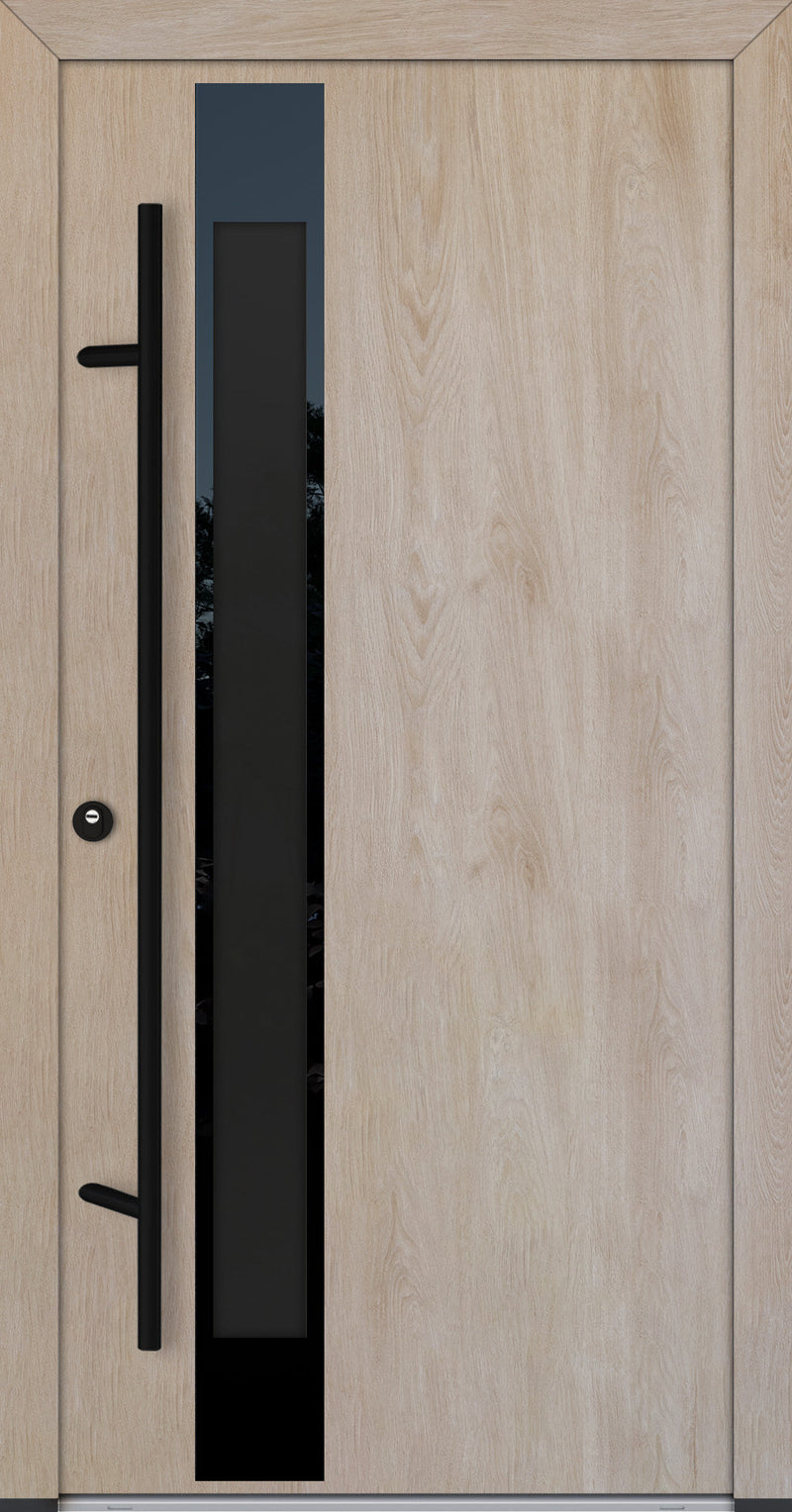 Turenwerke Glassline DS82 Design GLAS34 Steel Door - Wood Finish Options - Blackline