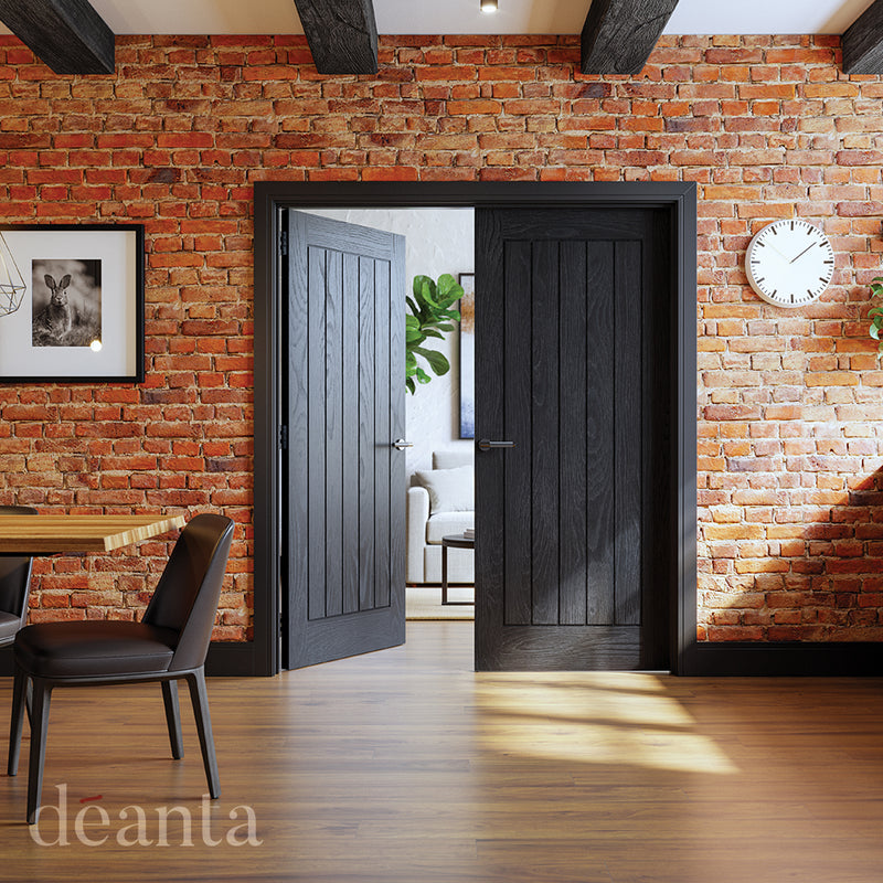 Deanta Ely Brushed Black Oak FD30 FSC