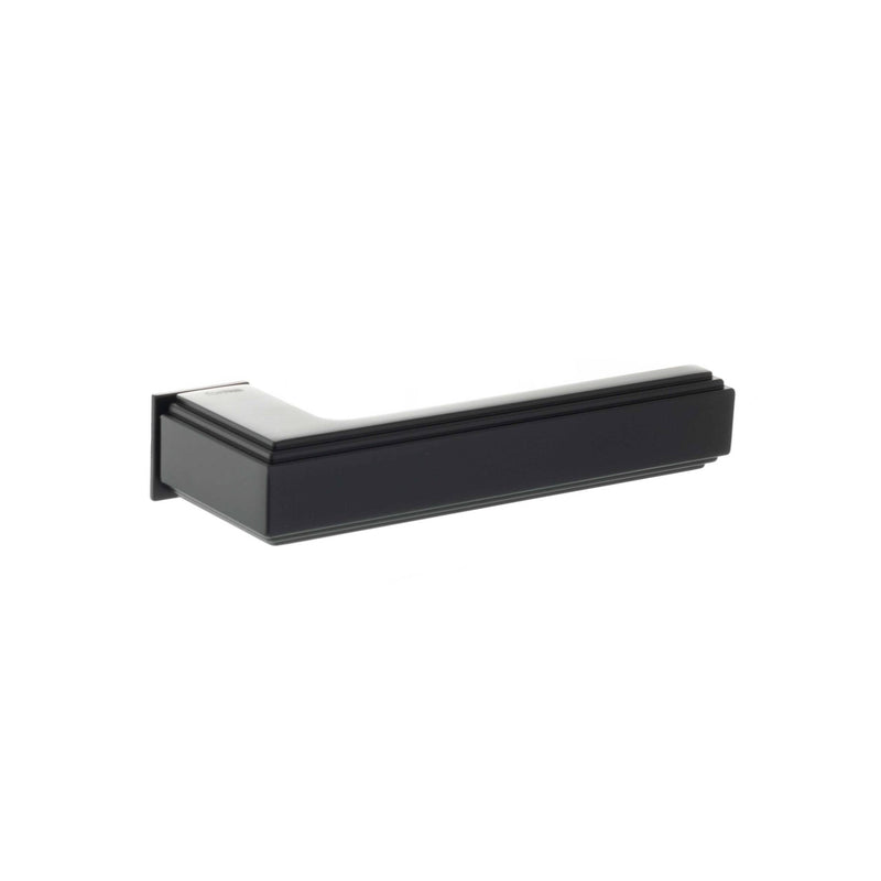 Forme Alila Lever Door Handle on Concealed Square Rose - Matt Black