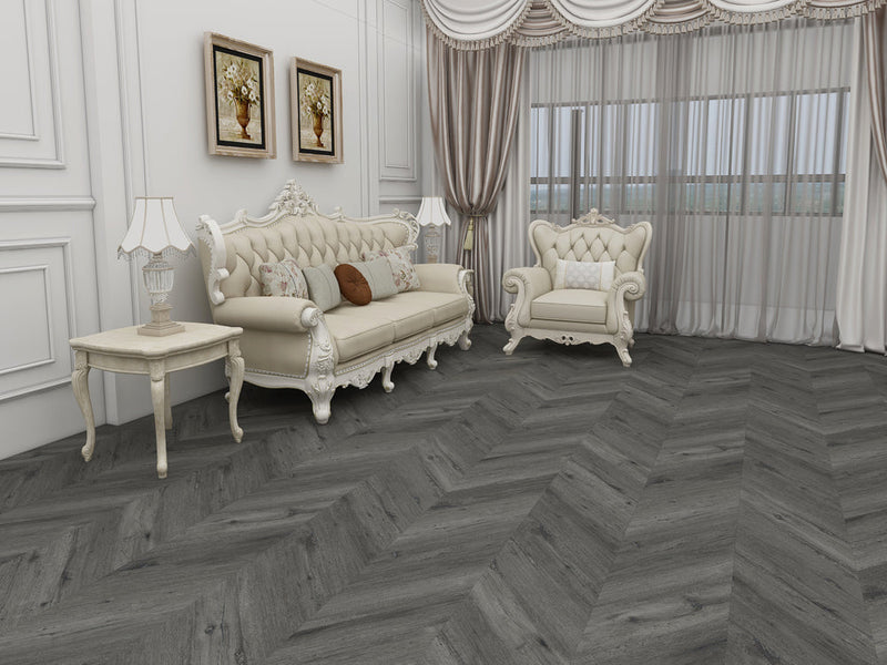 Artis Fitzrovia SPC Vinyl Chevron Finca - 6 x 127 x 600mm