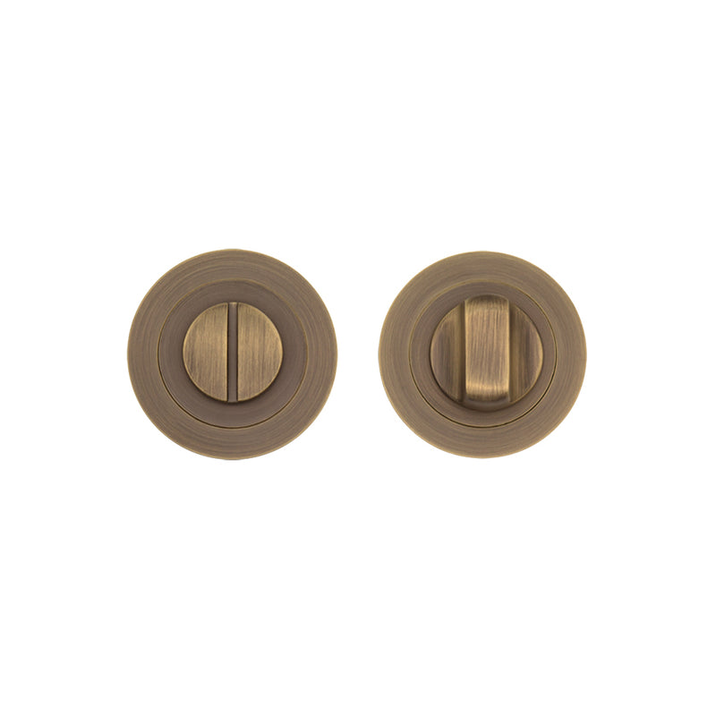 Deanta Thumbturn Set Matt Antique Brass