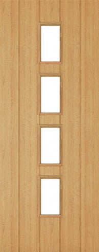 Deanta Oak Galway Glazed Internal door