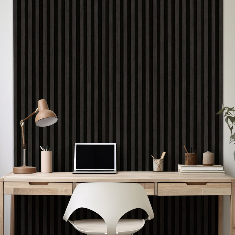 JB Kind Acoustic Wall Panel Dark Grey Laminate