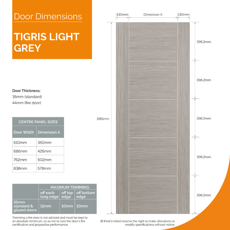 JB Kind Tigris Lava Fire Door