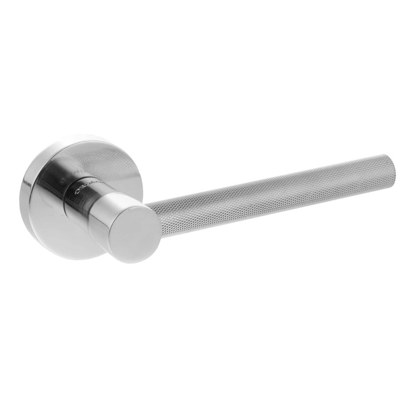 Atlantic Oro&Oro Stradi Lever Door Handle on Round Rose - Satin Chrome