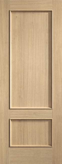 LPD Oak Murcia 2 Panel Prefinished FD30 Internal door