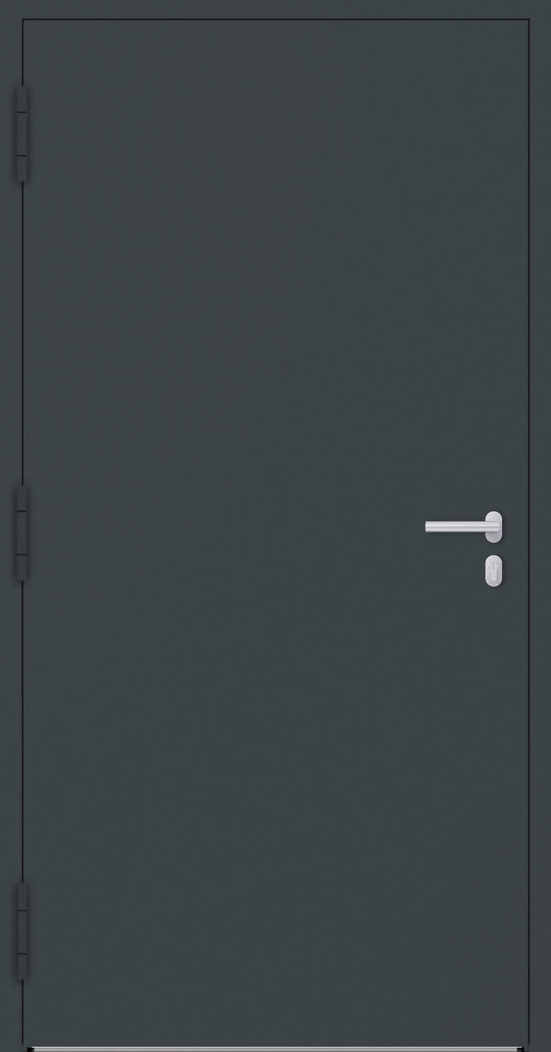 Turenwerke SL75 Design 00 Aluminium Door - Anthracite RAL7016