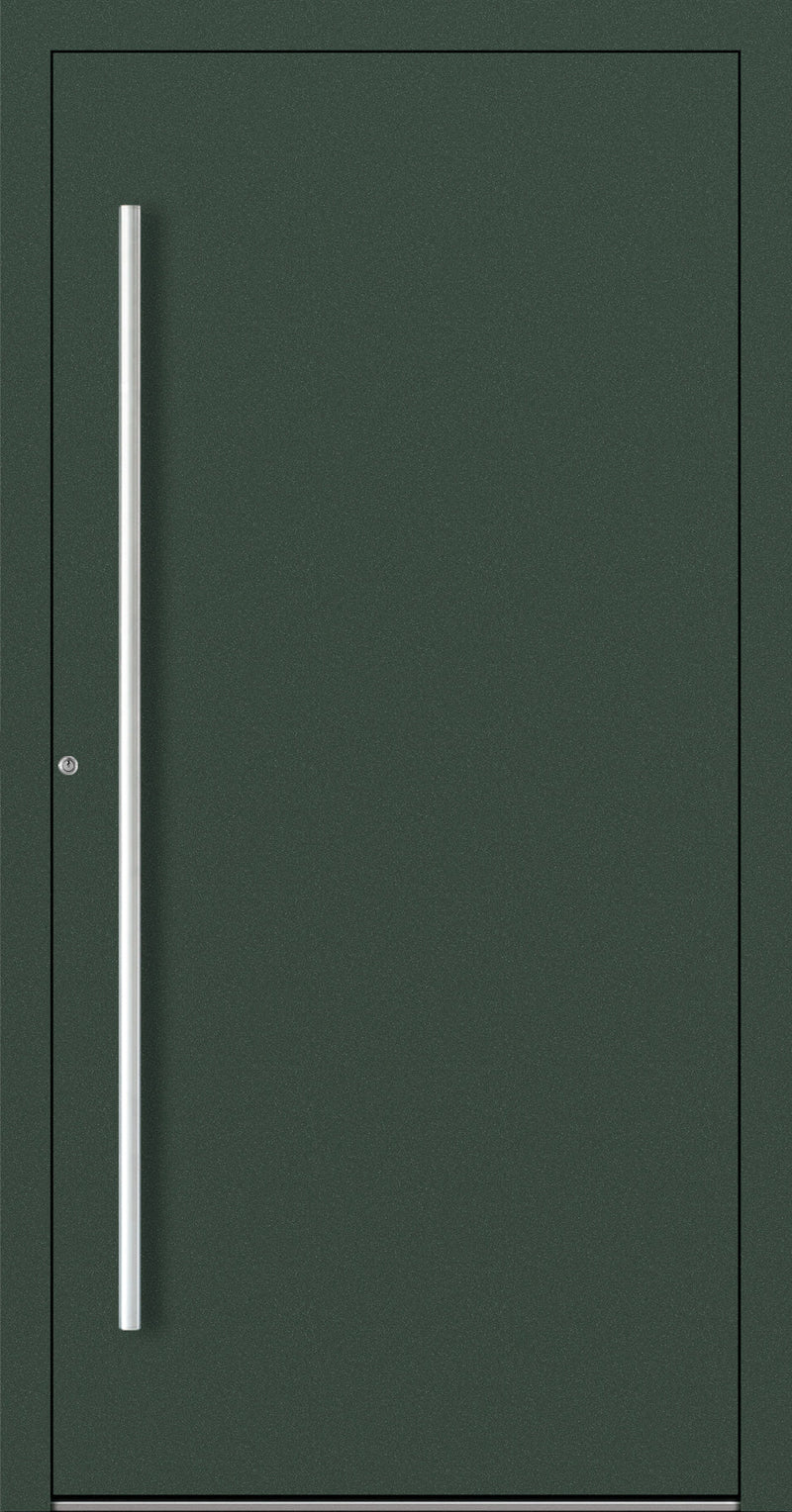 Turenwerke SL75 Design 00 Aluminium Door - Green RAL6009