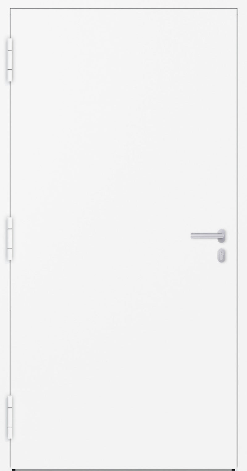 Turenwerke P90 Design 00 Aluminium Door - White RAL9016