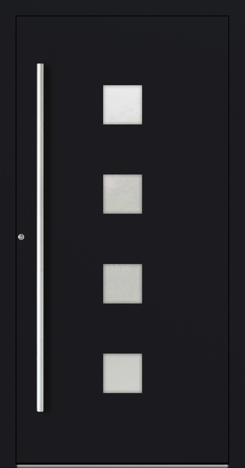 Turenwerke SL75 Design 03 Aluminium Door - Black RAL9005