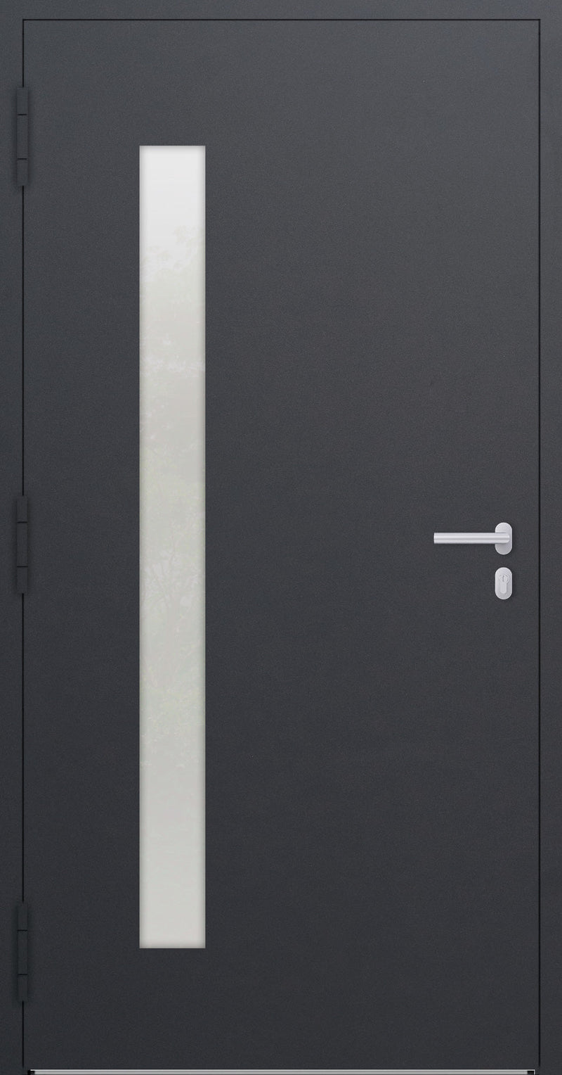 Turenwerke P90 Design 04 Aluminium Door - Anthracite DB703