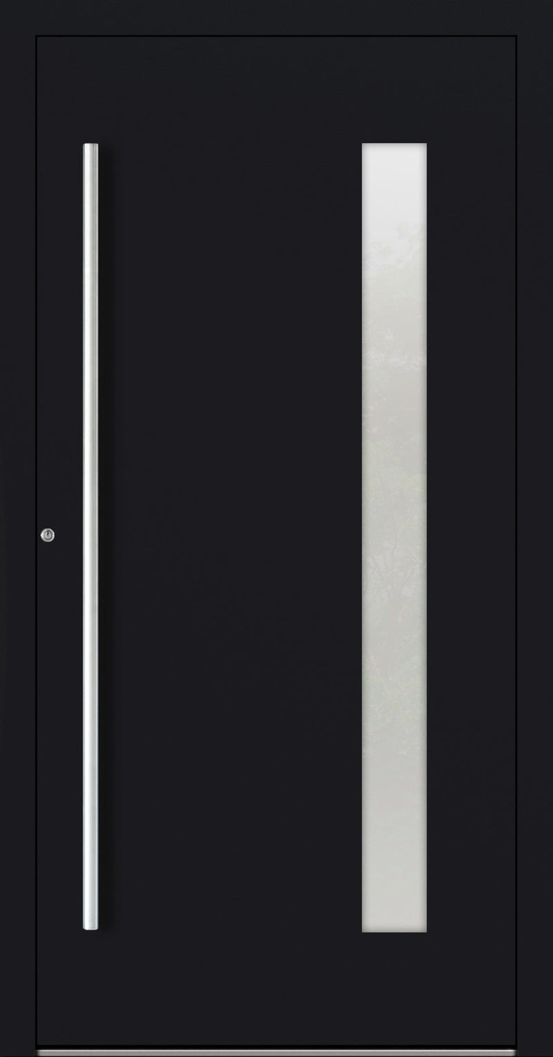 Turenwerke P90 Design 04 Aluminium Door - Black RAL9005