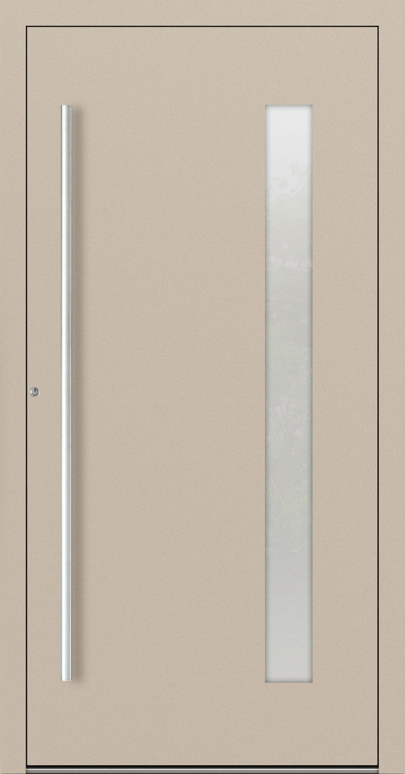 Turenwerke SL75 Design 04 Aluminium Door - Beige RAL1015