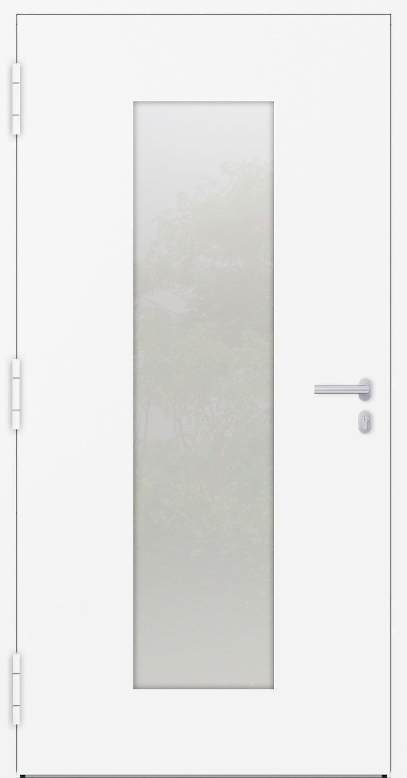 Turenwerke SL75 Design 08 Aluminium Door - White RAL9016