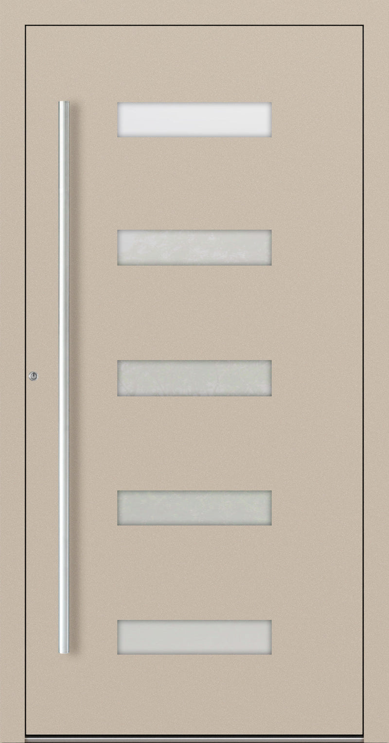 Turenwerke P90 Design 11 Aluminium Door - Ivory RAL1015