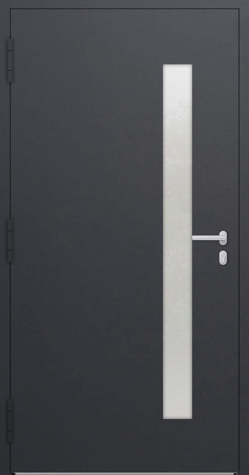 Turenwerke P90 Design 14 Aluminium Door - Anthracite DB703