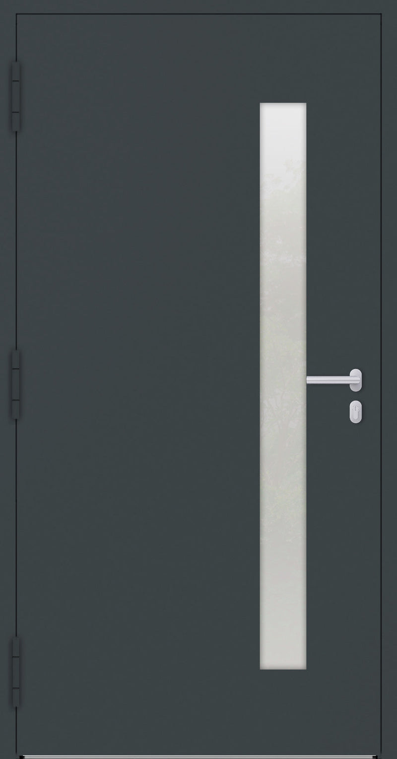 Turenwerke SL75 Design 14 Aluminium Door - Anthracite RAL7016